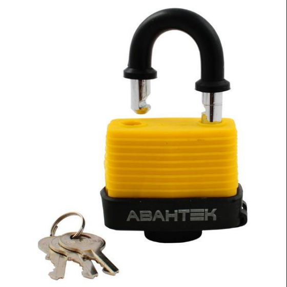 Замок навісний FL 1540 сталь чорний Акула АВАНТЕК Житомир - фото 2