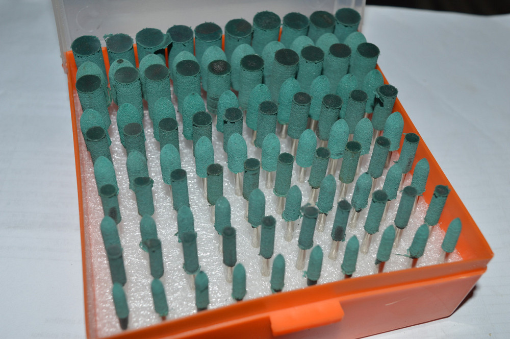 Набір вулканітових насадок 100 шт. зелені FINISH Полтава - фото 1