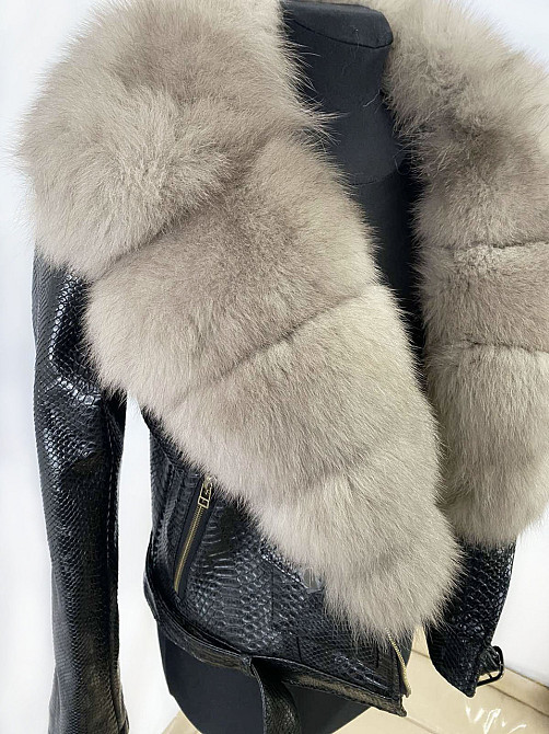 Куртка косуха жіноча з хутром песця під Соболь р 42 Харків - фото 8