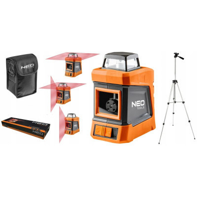 Лазерный нивелир Neo Tools 30 м, с футляром и штативом 1.5 м (75-102) Вінниця - фото 5