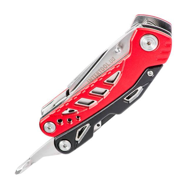 Мультитул INTERTOOL HT-0542 180 мм, 11 в 1 - найкращий вибір для рибалки або туриста Львів - фото 2