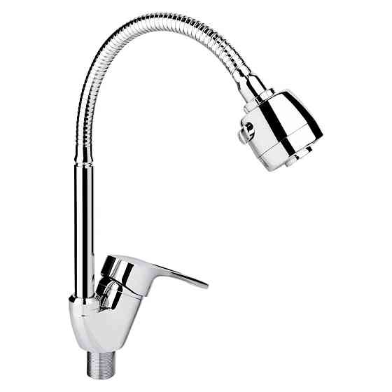 Смеситель для кухни Lidz Agata 008F4 с гибким изливом (k40) LDAGA008F4CRM35126 Chrome Киев