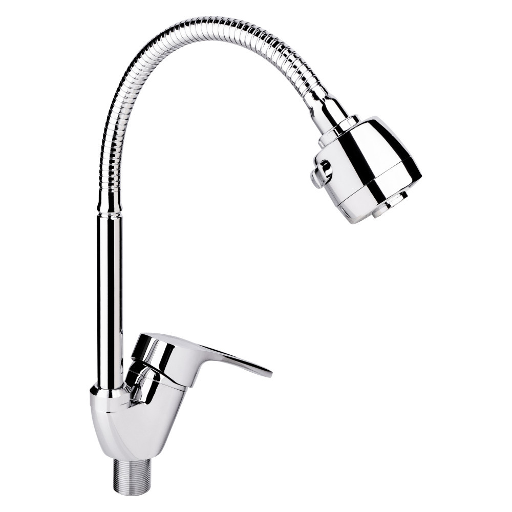 Смеситель для кухни Lidz Agata 008F4 с гибким изливом (k40) LDAGA008F4CRM35126 Chrome Киев - изображение 1