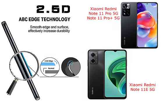 Защитное стекло ArmorGlass для Xiaomi Redmi Note 11 Pro 5G, Note 11 Pro+ 5G, Note 11E 5G – устойчивое к Киев