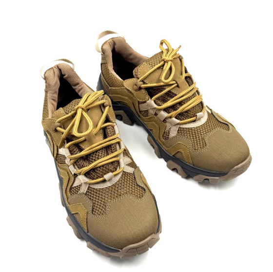 Тактичні кросівки койот – чоловічі військові, зносостійкі, легкі, для служби, полігону та активного відпочинку Львів