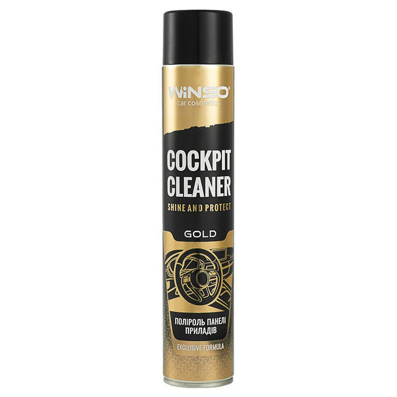 Полироль для приборной панели Winso Exclusive Cockpit Cleaner Gold, 750мл Львов - изображение 1