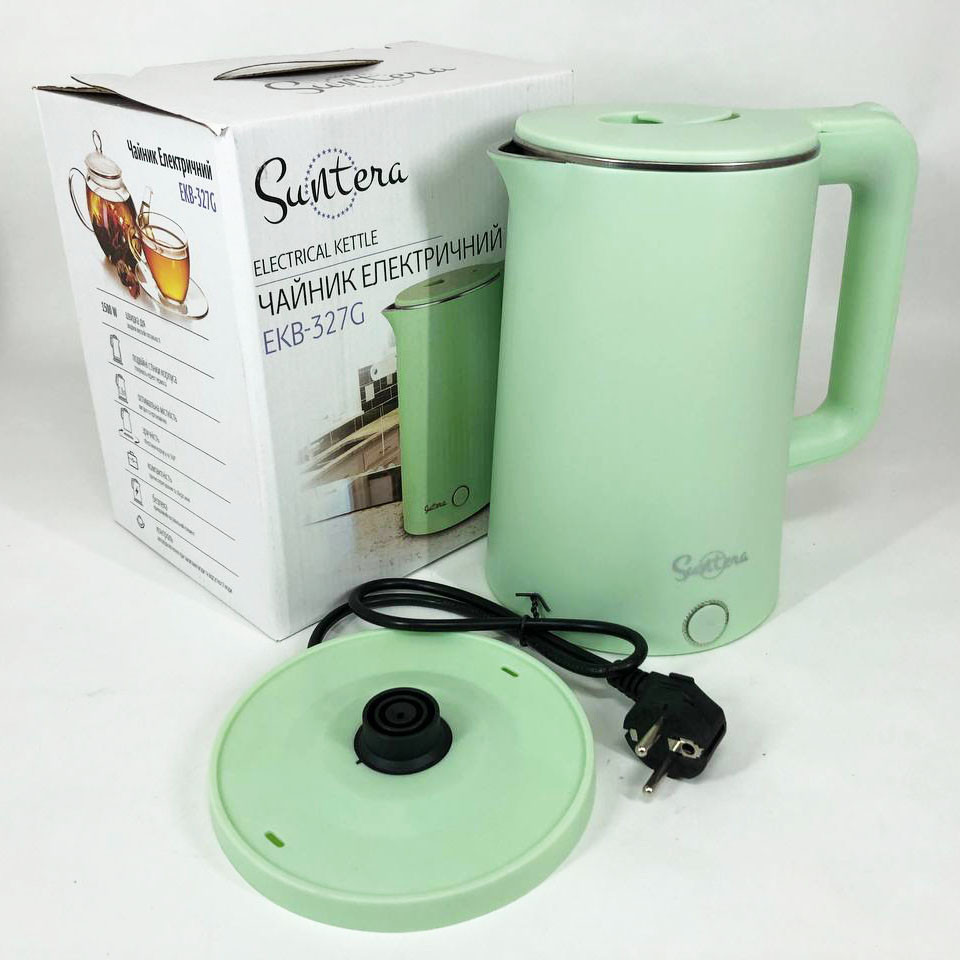 Електричні чайники якісні Suntera, Чайник електричний для дому красивий, Вишуканий електрочайник EU-56 Івано-Франківськ - фото 2