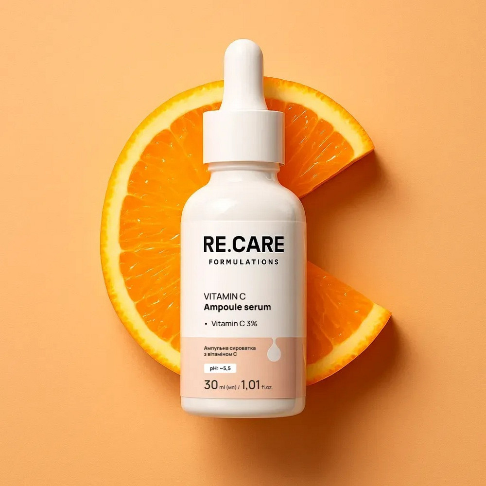 Ампульная сыворотка с витамином C Vitamin C Ampoule Serum RE.CARE 30 мл Киев - изображение 3