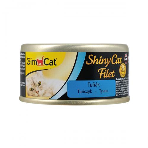 Корм влажный GimCat Shiny Cat Filet для кошек с тунцем 70 г Киев - изображение 1