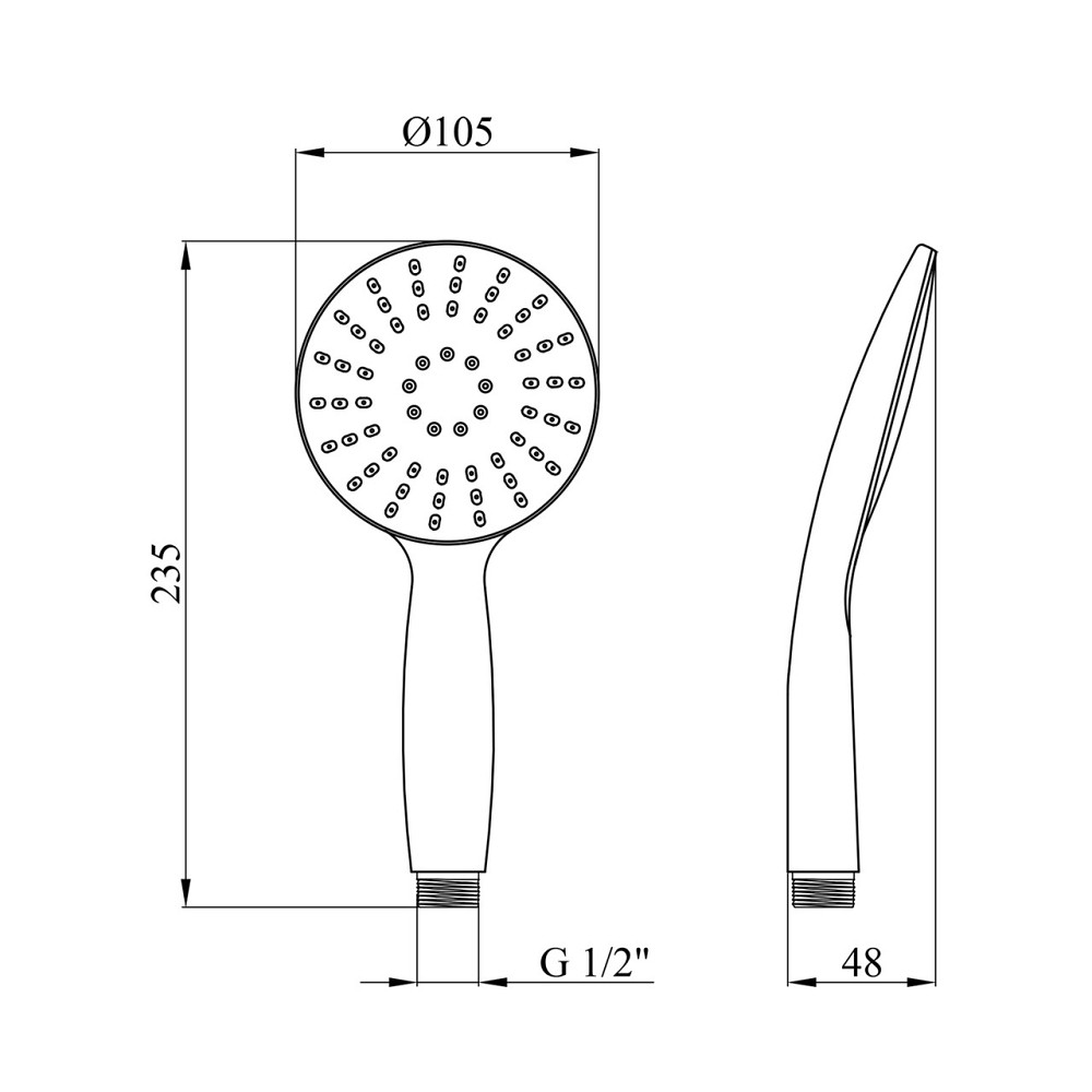 Лійка для душу Kroner KRM - C720 Київ - фото 2