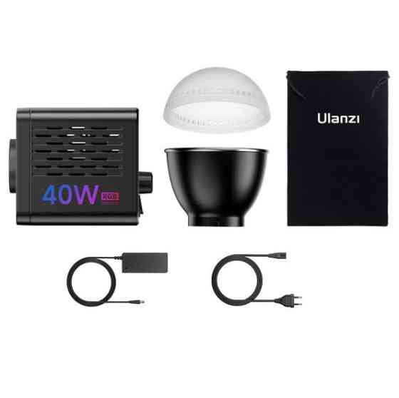 Світло постійне COB RGB портативне з акумулятором CRI 95+ HSI 360 40Вт 2500-6500К Ulanzi L024 Київ