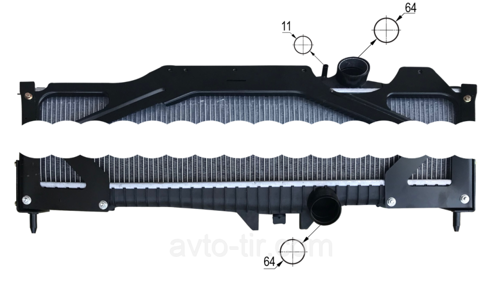 Радиатор с рамой VOLVO FH, FM 20460174 20482259 20516408 20536915 20536948 20722440 20758820 21375354 8149683 Луцк - изображение 3