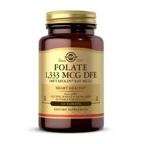 Folate 1,333 mcg DFE (Metafolin 800 mcg) (100 tab) Луцьк