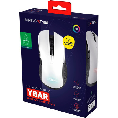Мишка Trust GXT923 YBAR Wireless White (24889) Вінниця - фото 7