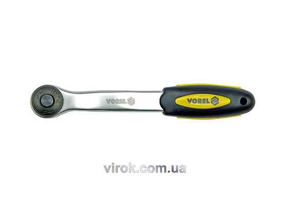 Тріщатка VOREL до головок торцевих, вигнута, квадрат 1/2