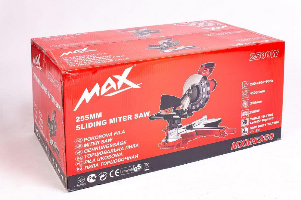 Торцева пила MAX MXMS250, дискова, 2500 Вт, гарантія 12 міс, Чехія Львів - фото 6