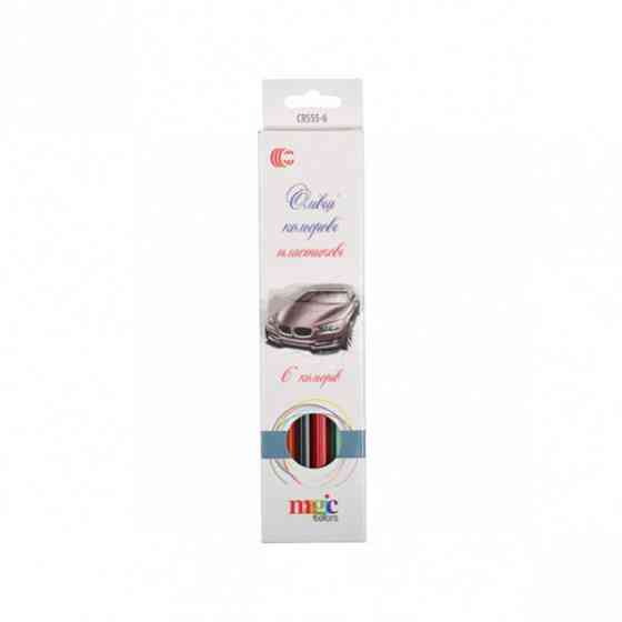 Олівці для малювання CR555-6 White Night "С", 6 кольорів Вінниця