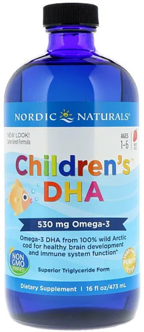 Рыбий жир для детей Nordic Naturals Children's DHA 473 мл Клубника Киев - изображение 1