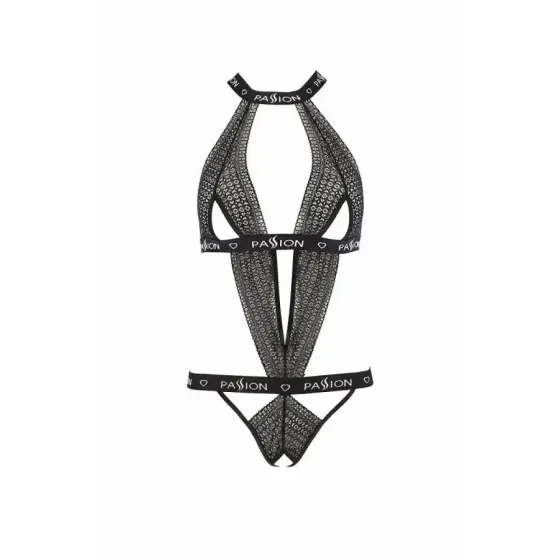 Напівпрозоре боді з вирізами Passion Exclusive Mirajane Body black S/M, black Львов