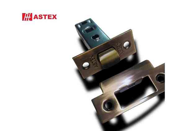 Клямка без ручки бронза 68х22мм AT-Latch 100 (АB) ТМ ASTEX Киев