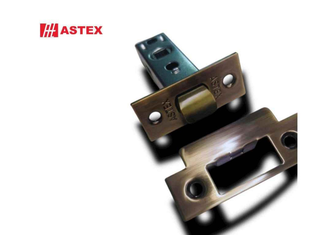 Клямка без ручки бронза 68х22мм AT-Latch 100 (АB) ТМ ASTEX Киев - изображение 1