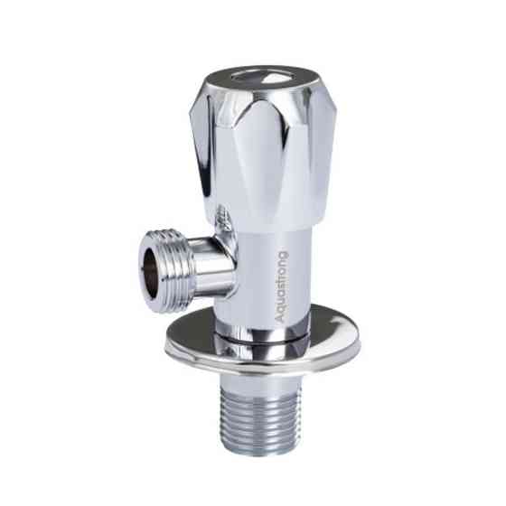 Кран угловой нерж. AQUASTRONG C3 M1/2 х M3/4 (C311) Київ