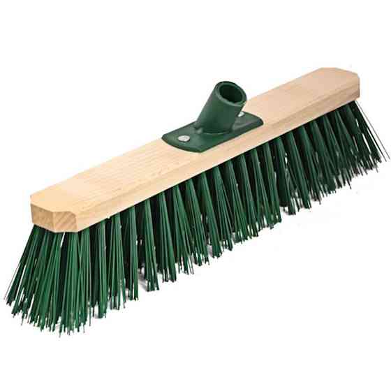 Щітка для внутрішніх приміщень ГОСПОДАР дерев'яна колодка 400х55х82/65 мм МК без ручки 14-6465 Ровно