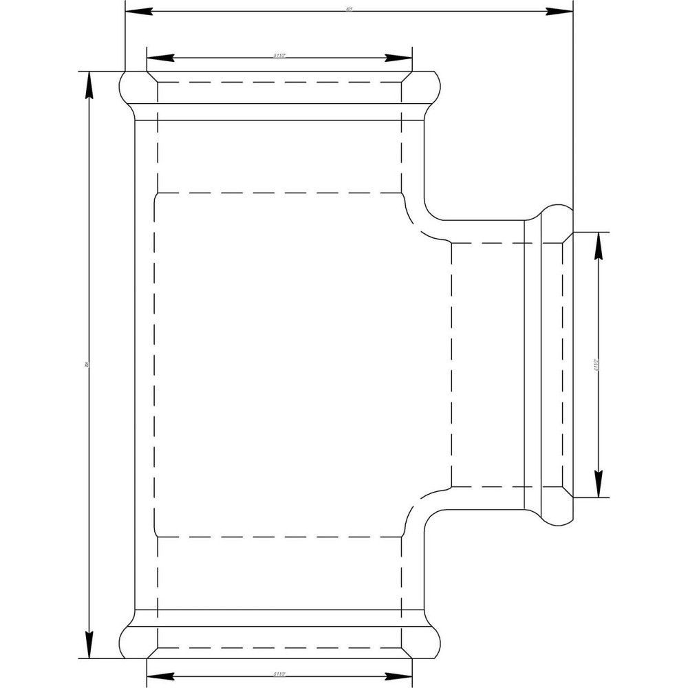 Трійник VIEGA 3130 1 1/2″ ВВВ (264307) (000002813) Київ - фото 2