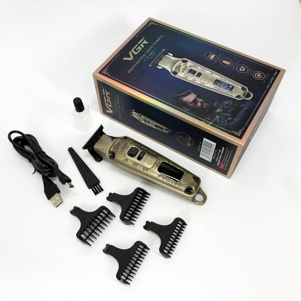 Машинка для стрижки от акб VGR, Профессиональная электрическая машинка для стрижки IO-44 Львов - изображение 13
