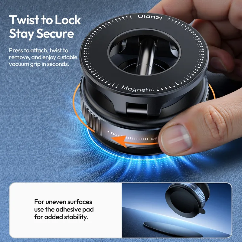 Тримач телефона Ulanzi SK - 25 Mobile PhoneSuction Cup Holder Одеса - фото 7