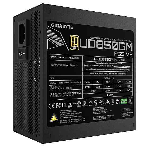 Блок живлення Gigabyte GP-UD850GM PG5 V2 850W ( 19157 ) Харків