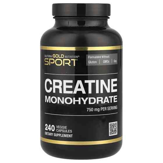 Creatine, 750 mg, 240 Veggie Capsules Луцьк