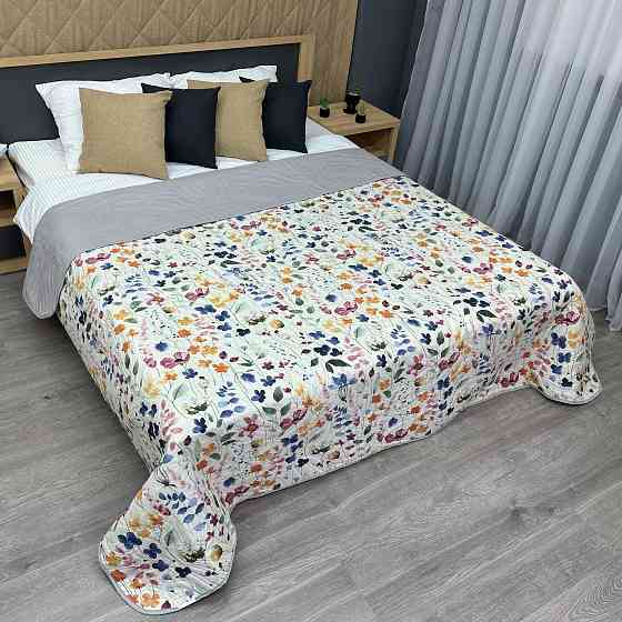 Покривало Decorator Bloomy 160х215 см з різнобарвним квітковим принтом (85-177) Київ