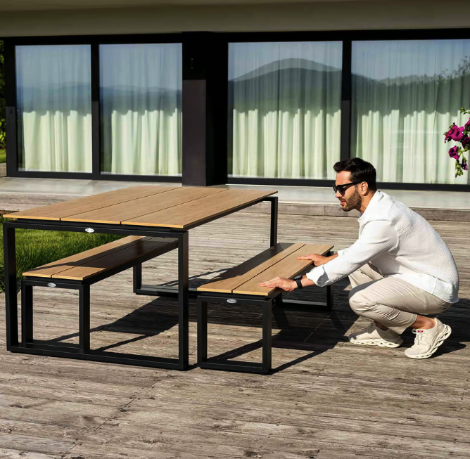 Садова лавка (на цвинтар) Di Volio Pisa 160см бежевий Киев - изображение 5