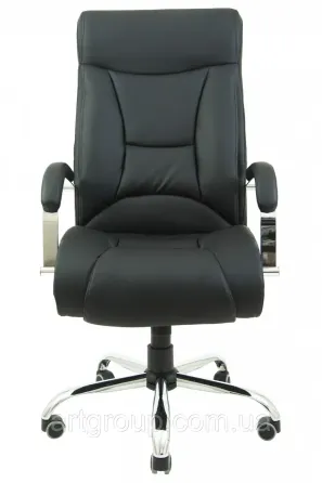Офісне Крісло Керівника Richman Magistr Fly 2230 Хром М2 AnyFix Чорний Дніпро