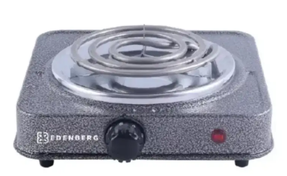 Электрическая плита EDENBERG EB-62151 с 1 спиральной конфоркой 1000Вт — компактная и мощная модель д Киев