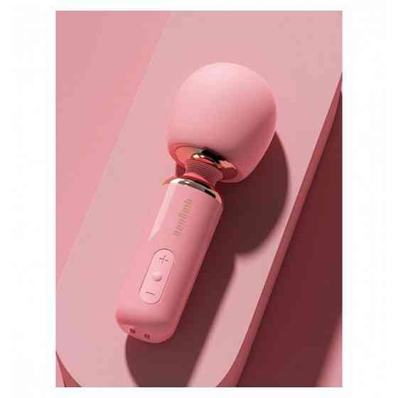 Вибратор-микрофон Qingnan 5 Powerful Mini Wand Massager, розовый Sex Aura Киев