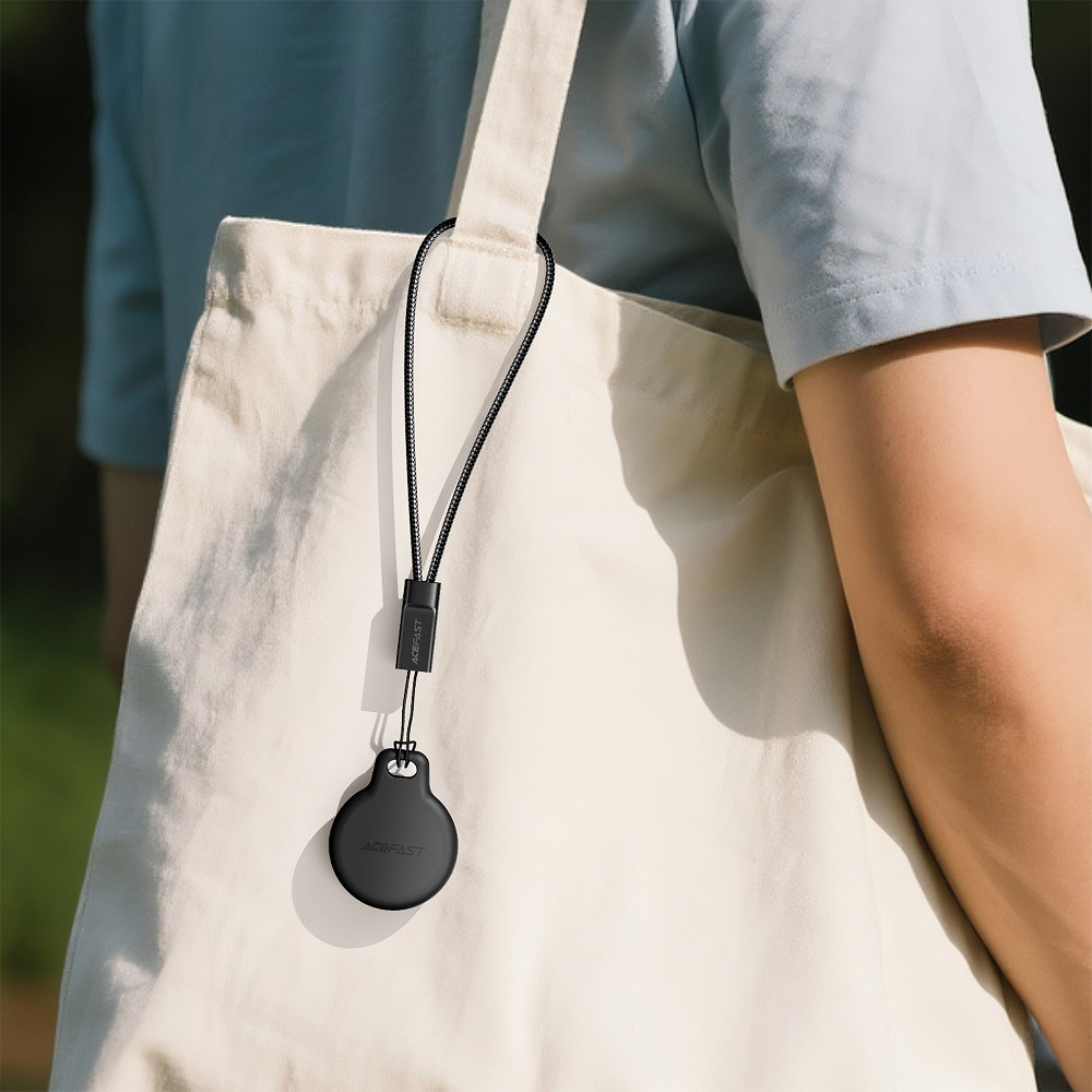 Трекер ACEFAST S1 button type positioning device single Black Одесса - изображение 8