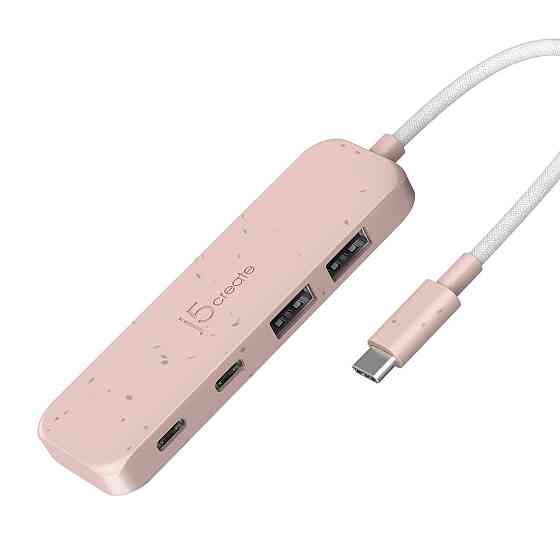 USB-хаб J5create 2 USB-A/2 USB-С Red (JCH342ER-N) ( 13754 ) Харків