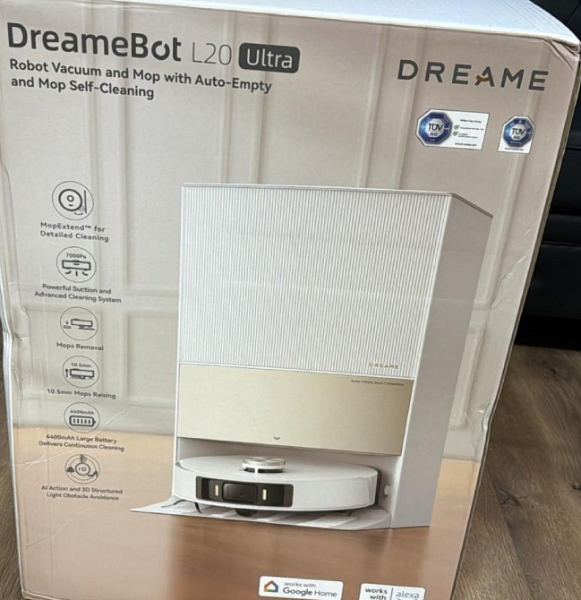 Робот-Пилосос мийний Dreame Bot L20 Ultra Complete Київ - фото 6