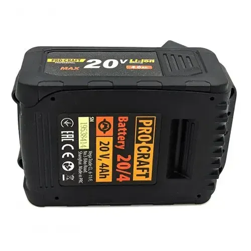 Акумуляторна батарея Procraft 20 В 4 А·год ,акумулятор  для шурупокрутів, болгарок,перфераторів 20V 4Ah  Li‑Ion батарея Львів