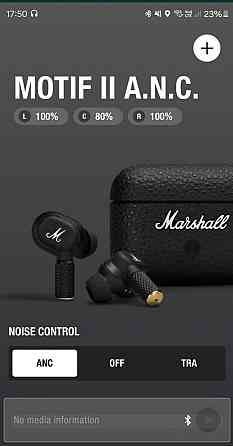 Наушники Marshall MOTIF ANC Київ