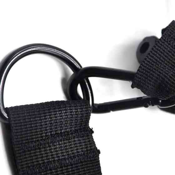 Манжета для тяги PowerPlay 4334 Ankle Strap Чорна Каменское