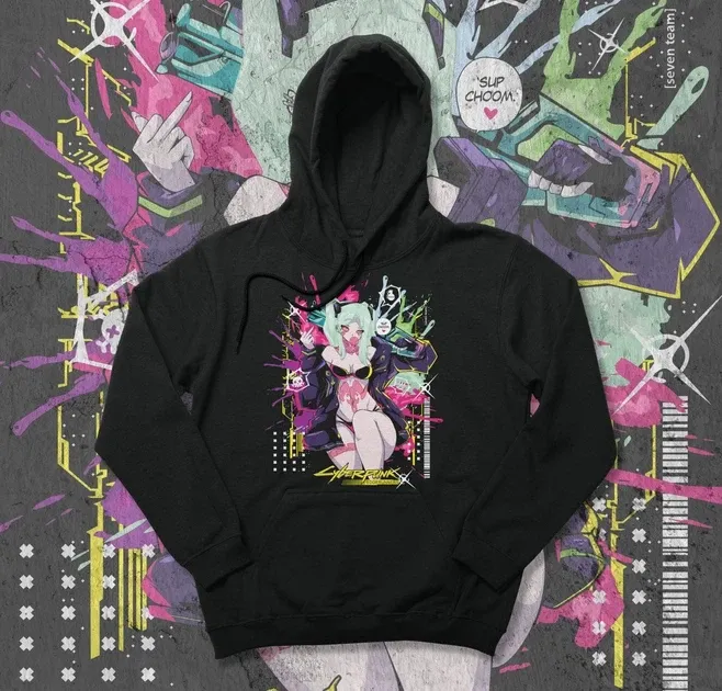 Худи для подростка мальчика с принтом Cyber Punk Rebecca Размер 160 Anime11166 Днепр - изображение 1