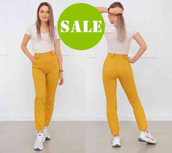 Жіночі брюки джогери "Rivier" тонкі оптом | Норма і батал | Розпродаж моделі Київ