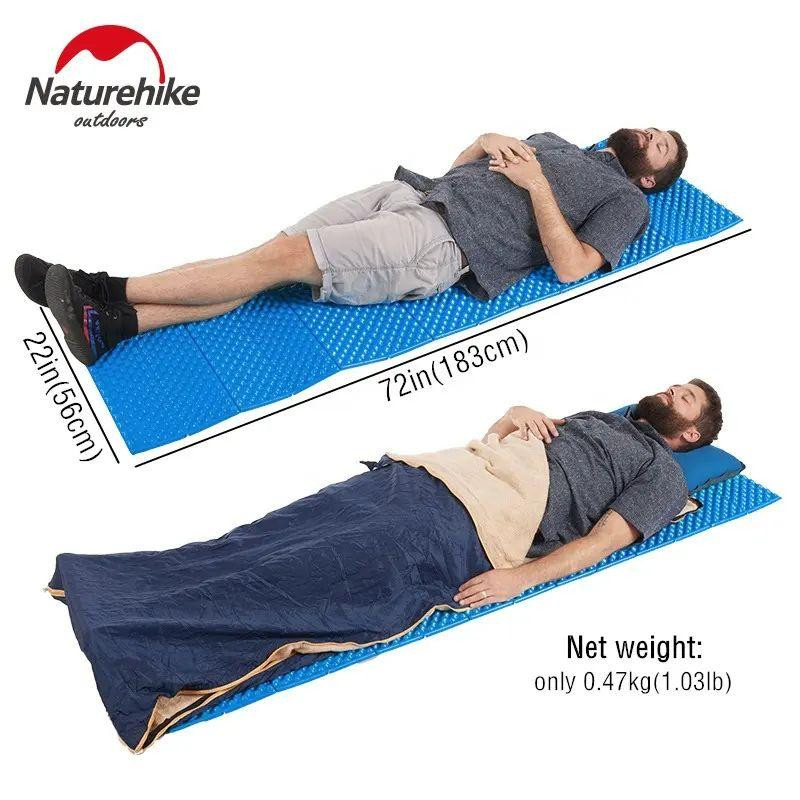 Килимок складний IXPE Naturehike NH19QD008, алюмінієва плівка, 185x56х1,8 см, блакитний Київ - фото 8