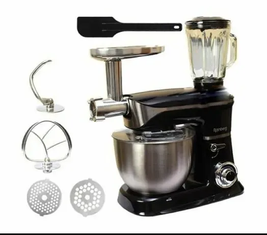 Кухонный комбайн 3 в 1 Rainberg RB-8080 Тестомес / Мясорубка / Блендер/ Планетарный миксер 4200В Коломыя