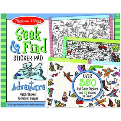 Набір для творчості Melissa&amp;Doug Знайди і наклей наклейку Пригоди (MD30151) Вінниця - фото 1