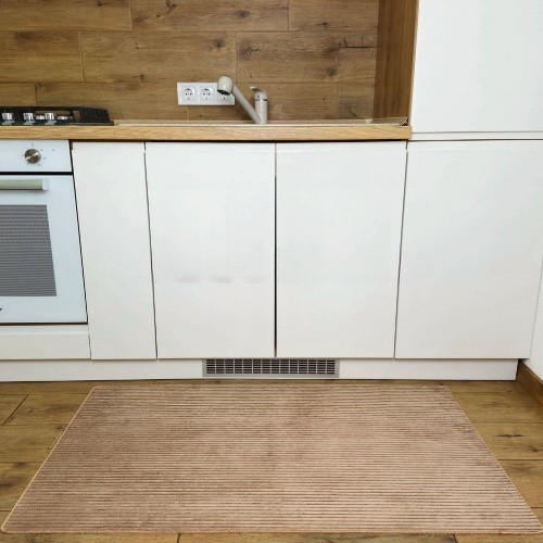 Килим універсальний для підлоги ТМ Dariana Фібра 60*90см коричневий Житомир - изображение 8