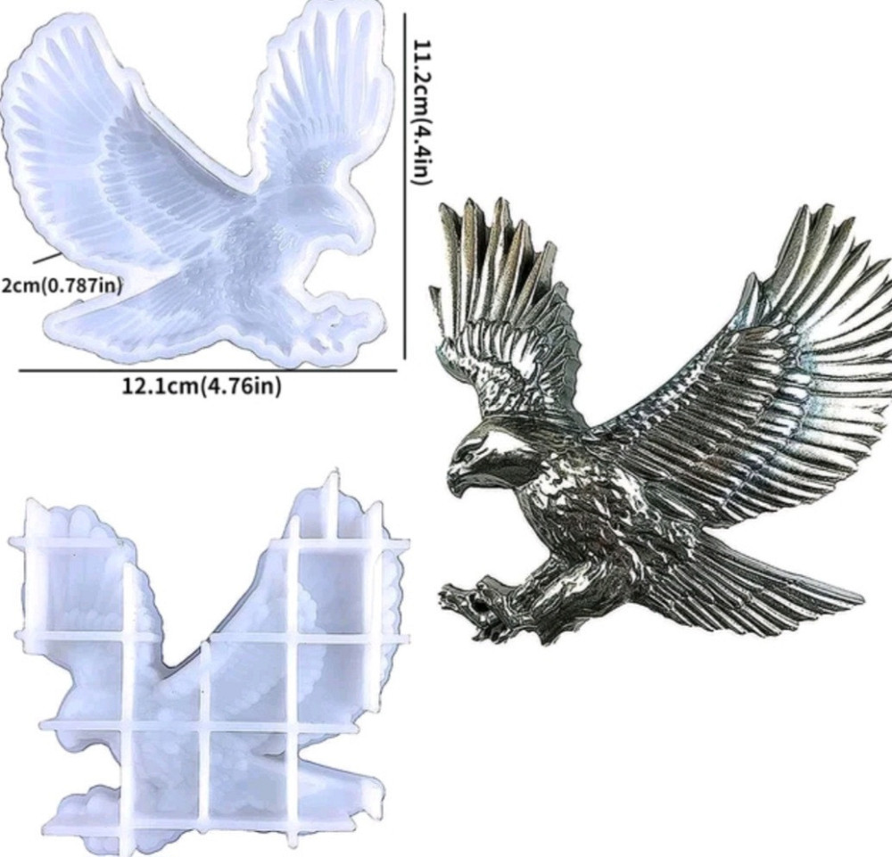 Молд силиконовый Орел 112 на 121 см белый Киев - изображение 2